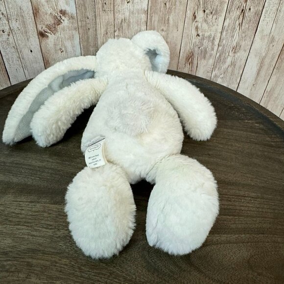 Mudpie Soft Plush Bunny Floppy Ears Animal Stuffed Toy Blue White - Picture 5 of 9